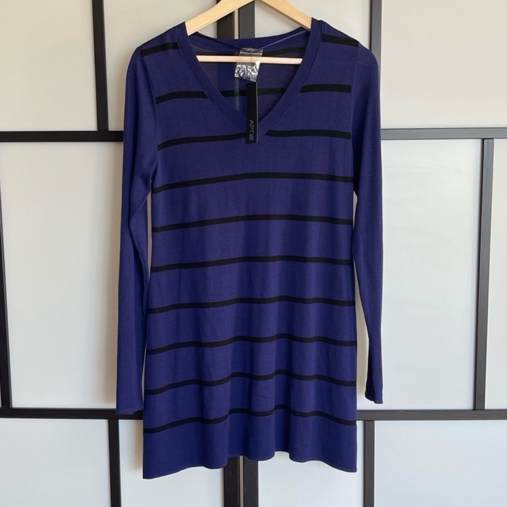 Apt.‎ 9 Stripes sweater. Medium. NWT